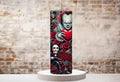 Horror Character 20 oz Skinny Tumbler l Scary Movie Horror Characters Tumblrs, Valentine's Day Tumbler, Horror Valentine's Day