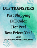 Single DTF transfers