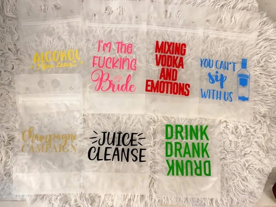 Custom Drink Pouches l Adults l Kids l Business l Birthdays l Bachelorette